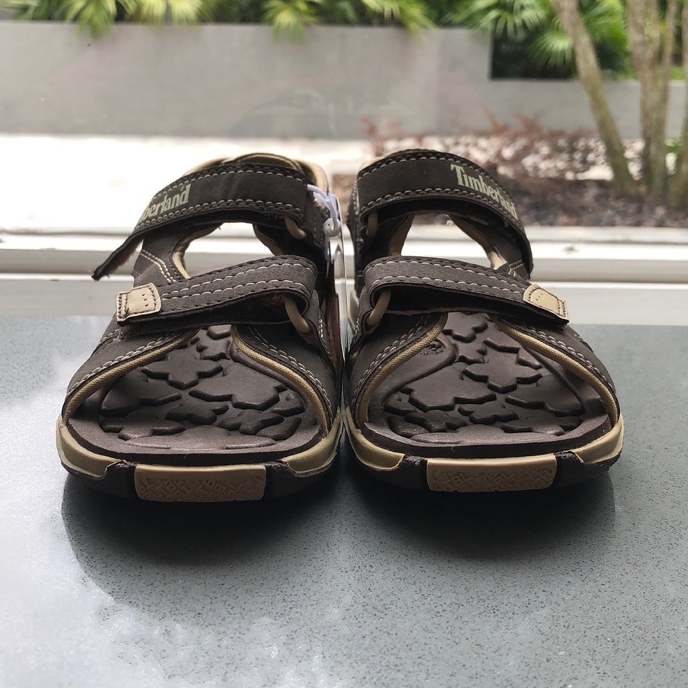 Timberland Brown and Tan Sandals